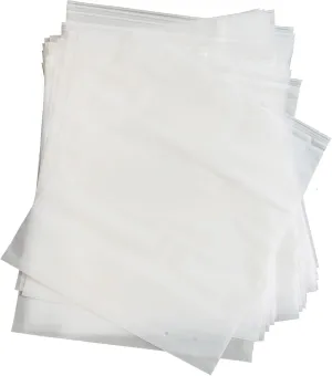 100Pcs Travel Storage Bags Clear Resealable Bags Zipper Storage Plastic Bags Clothing Packaging Bags Luggage Organiser Pouch Space Saver Storage for Clothes Trip Size 10"x12"