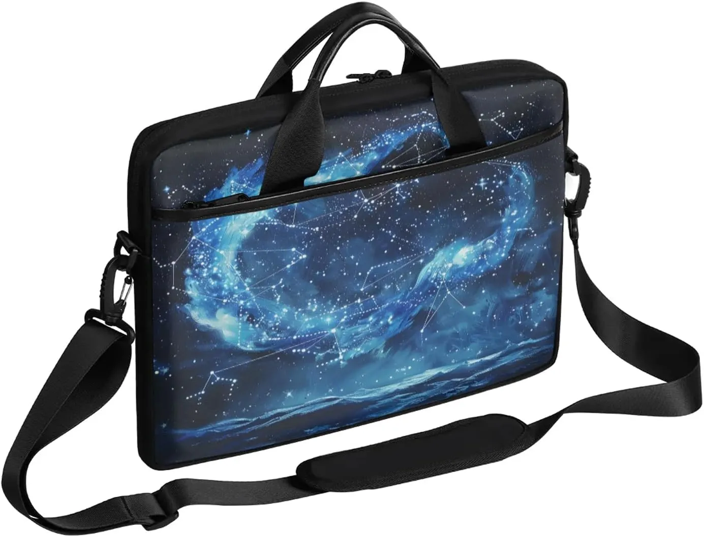 13-15 Inch Abstract Striped Handy Laptop Bag Colorful Striped Shoulder Laptop Bag For Work, School, Travel And More
