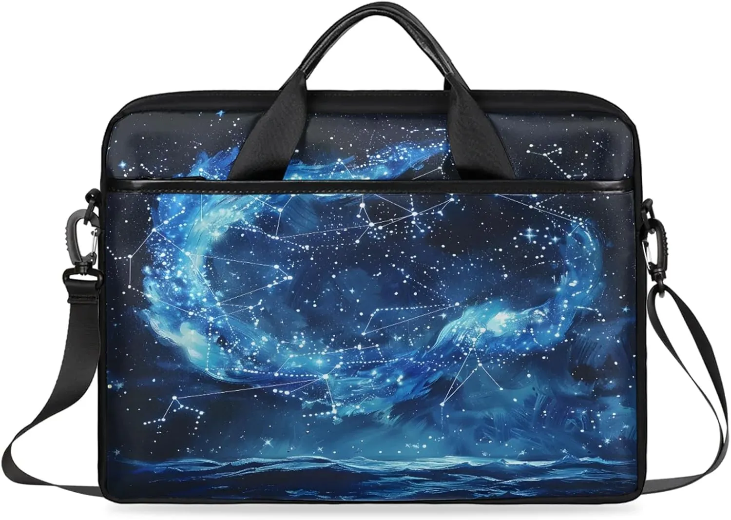 13-15 Inch Abstract Striped Handy Laptop Bag Colorful Striped Shoulder Laptop Bag For Work, School, Travel And More