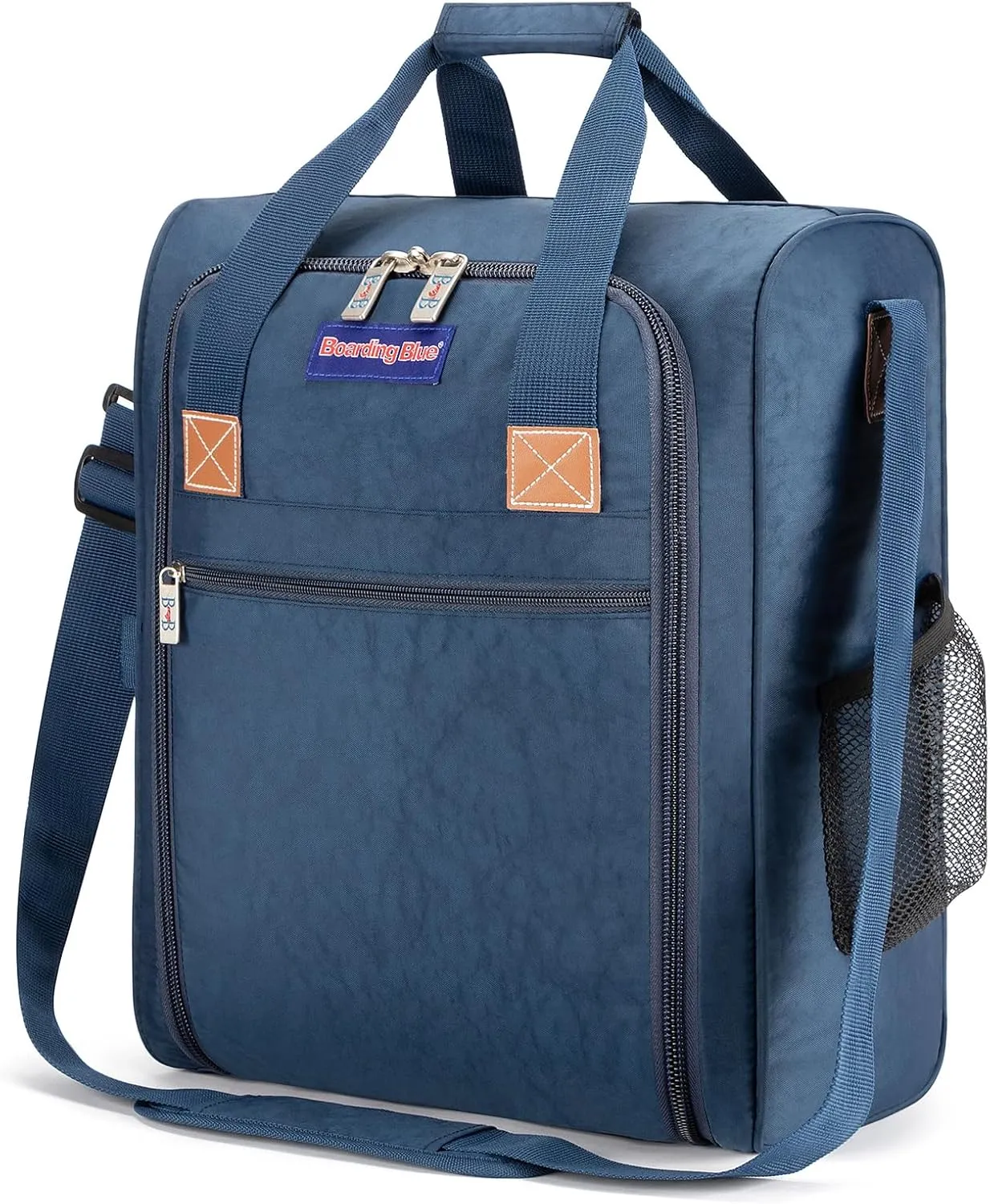 17X13X8 Inches JetBlus Airlines Personal Item Under Seat Duffel bag Suitable for Major Airlines including Spirit, Jetblue, Frontier, and American - Duffel Bag Design (Navy)