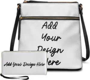 2 Pcs Bucket Bags Set for Women Trendy Satchel Purses for Women Crossbody Wristlet Purses for Women