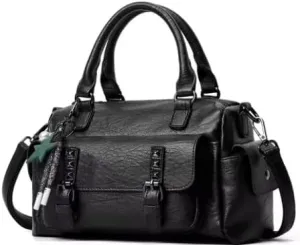 2025 Vintage Canvas Crossbody Bag Women's Casual Portable for Shopping Outing Gym, Multi-Pocket Waterproof Shoulder Purse
