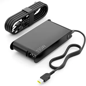 20V 6.75A 135W AC Power Adapter Laptop Charger Compatible with Lenovo IdeaPad Y40-70 Y50-70 Y50-70AM-IFI Y70-70 Y700 Z710 Power Cord