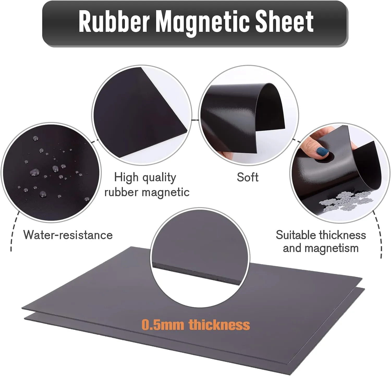 21 Pcs Clear Stamp and 9.4 x 7 inch Die Storage Bag with Rubber Magnetic Sheets Resealable Storage Pocket Large Envelope Case Cutting Dies Stencil Organizer for Card Making