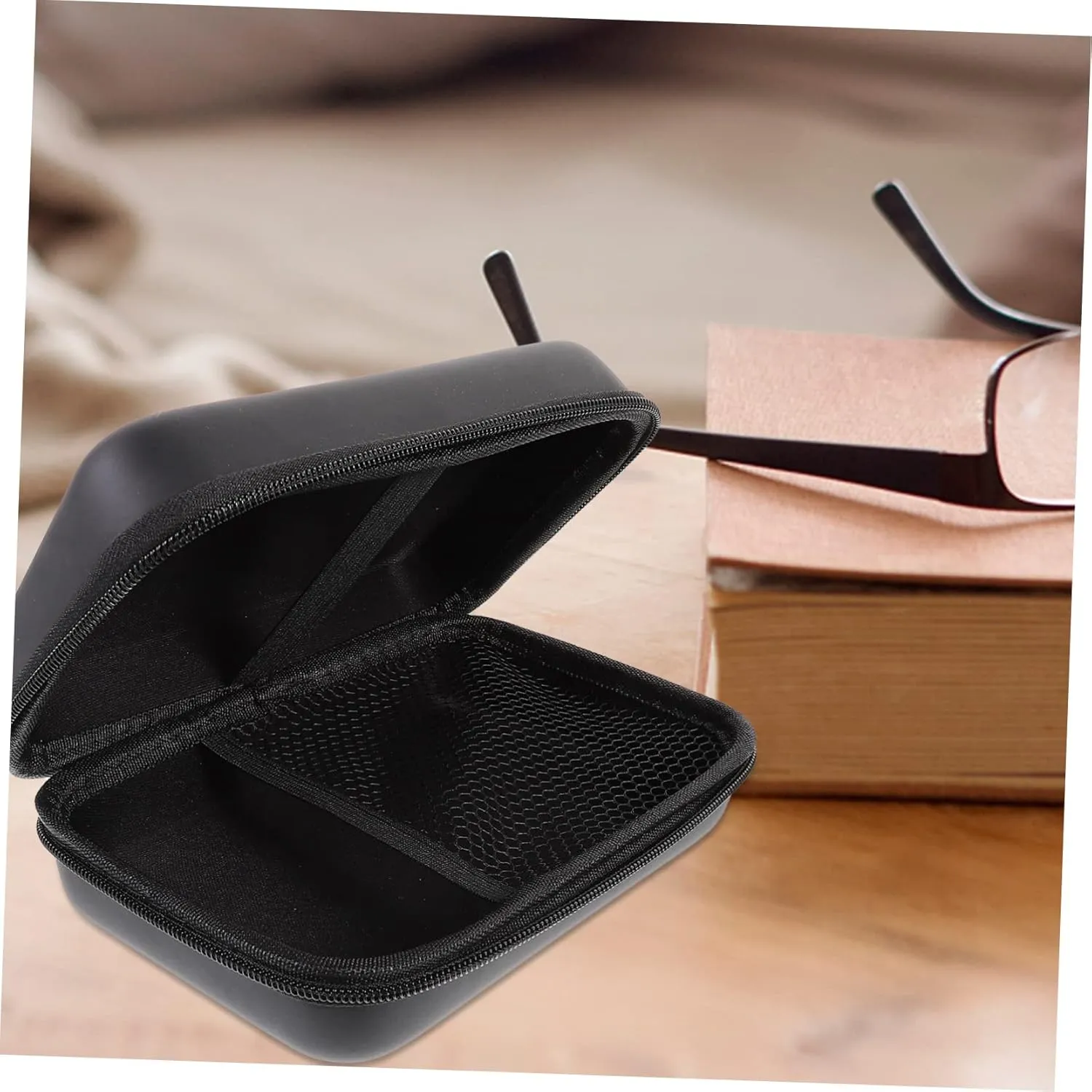 2pcs Storage Bag Travel Bags Travel Electronics Organizer Bag Electronics Travel Organizer Cassette Tape Case Charger Travel Case Zipper Case Camera Bag Data Line Nylon
