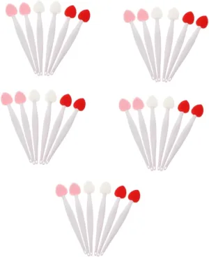 30pcs Lip Scrubber Ergonomic Manual Exfoliator Brush for Deep Cleaning Nose and Lips Gentle Skin for Removing Dirt Oil and Blackheads