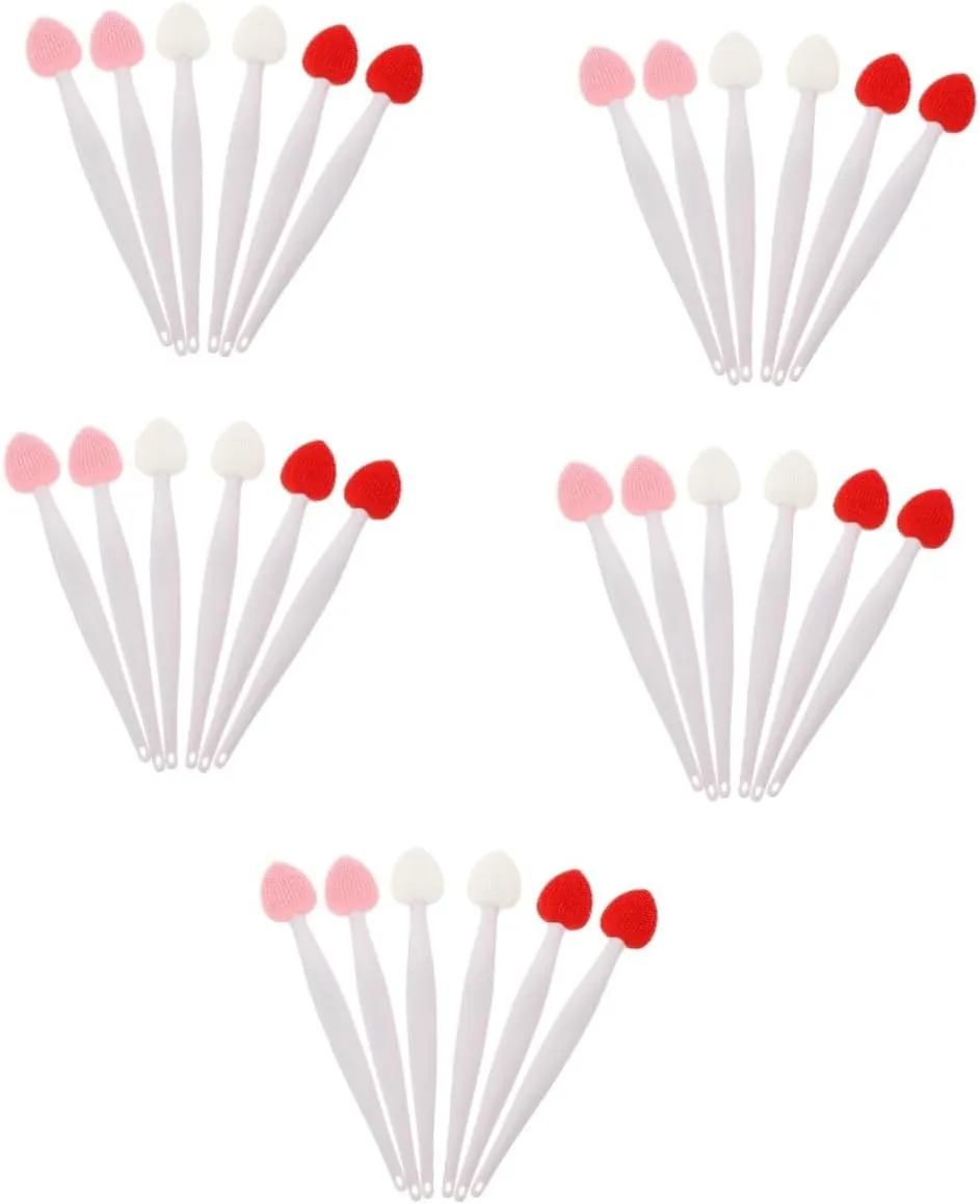 30pcs Lip Scrubber Ergonomic Manual Exfoliator Brush for Deep Cleaning Nose and Lips Gentle Skin for Removing Dirt Oil and Blackheads
