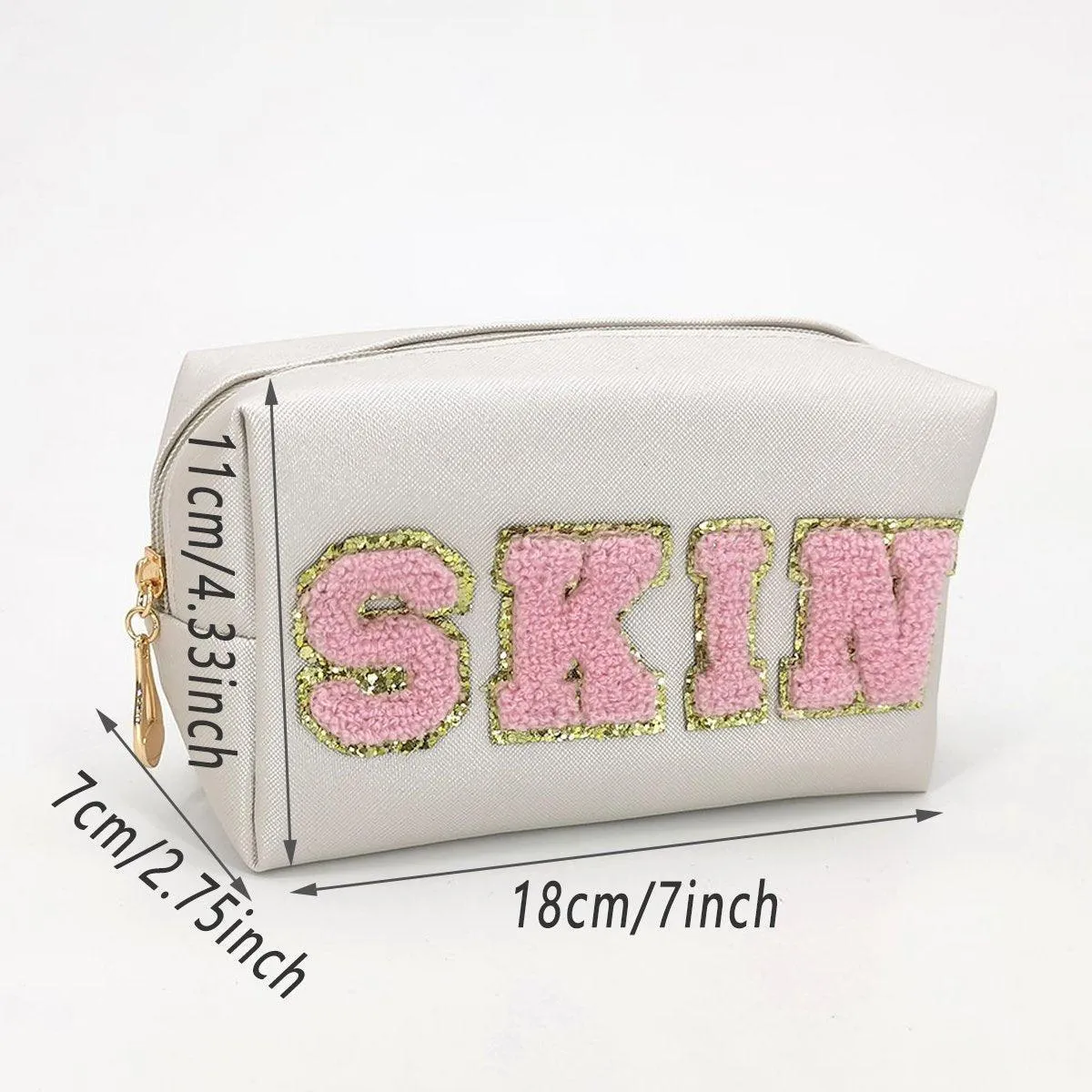 3PCS Waterproof Cosmetic Bag Large Capacity Toiletry Organizer Portable Bag