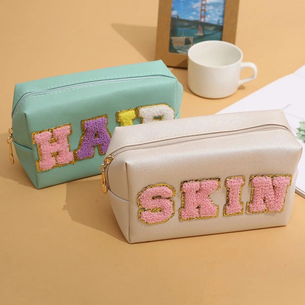 3PCS Waterproof Cosmetic Bag Large Capacity Toiletry Organizer Portable Bag