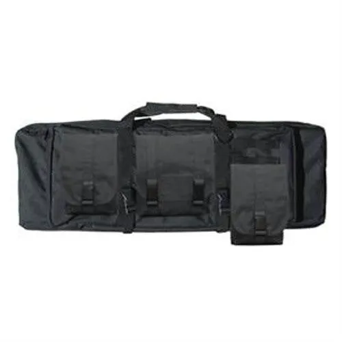 42in Modular Tactical Rifle Case (3 Detachable Pouches) Color: Black
