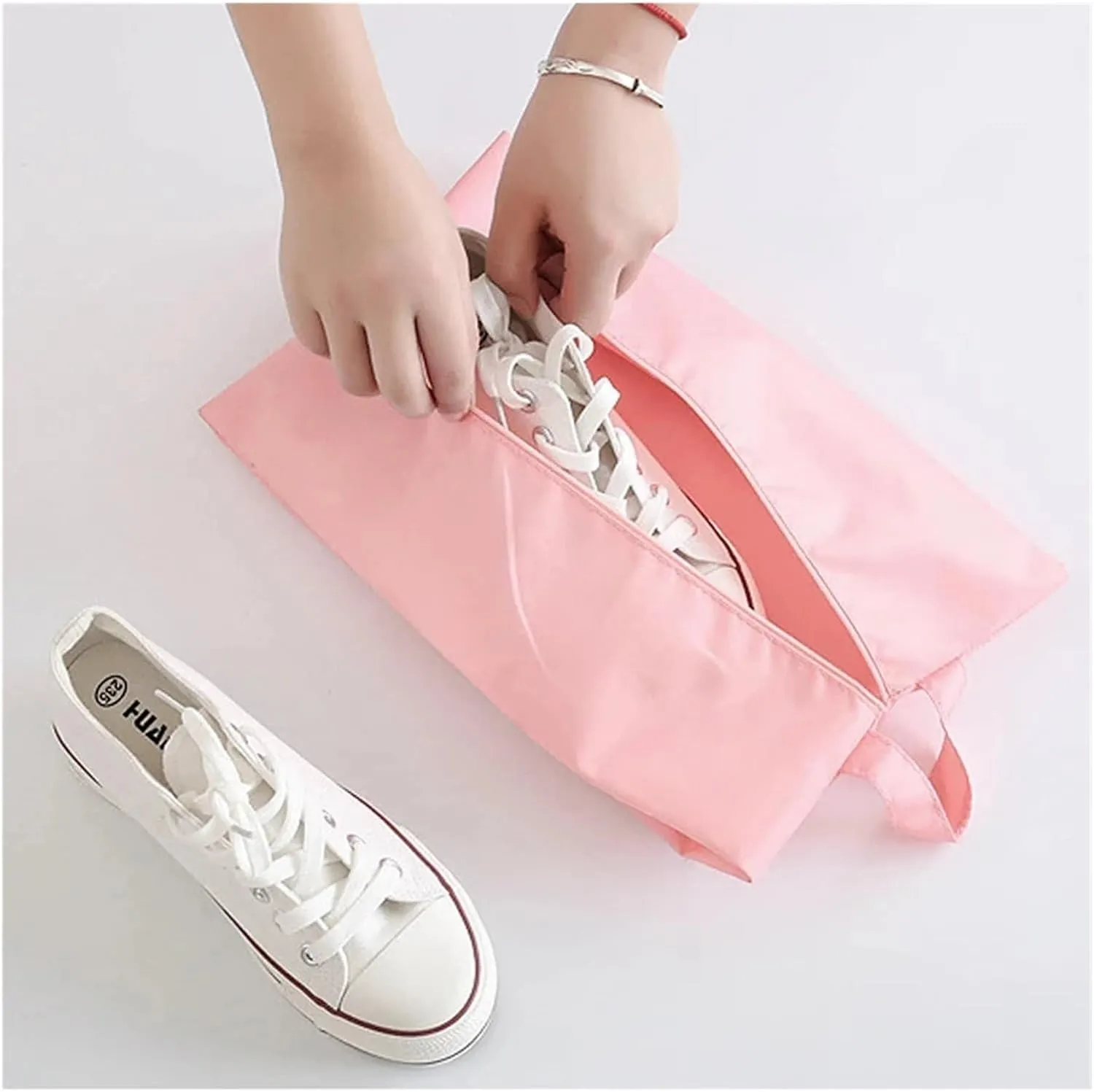 7 pcs/set Suitcase Organizer Hanging Toiletry Bag Cruise Vacation Essentials Best travel must haves(Cream)