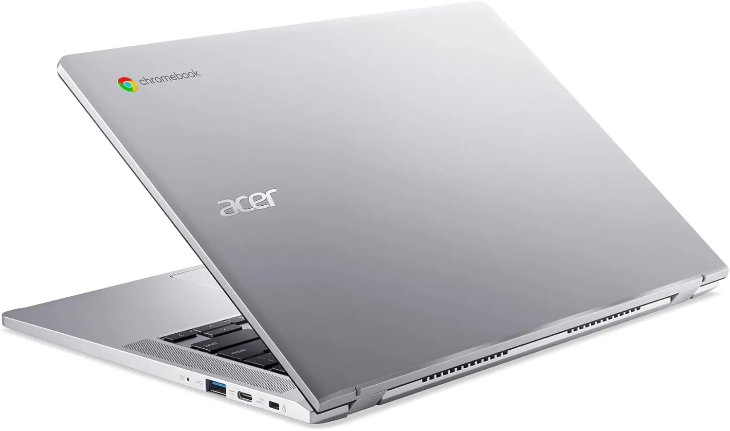Acer Chromebook 314 CB314-4H-C2UW Laptop | Intel Processor N100 | 14" Full HD (1920 x 1080) IPS Display | 4GB LPDDR5 | 64GB eMMC | Intel Wireless Wi-Fi 6E AX211 | Chrome OS | Pure Silver