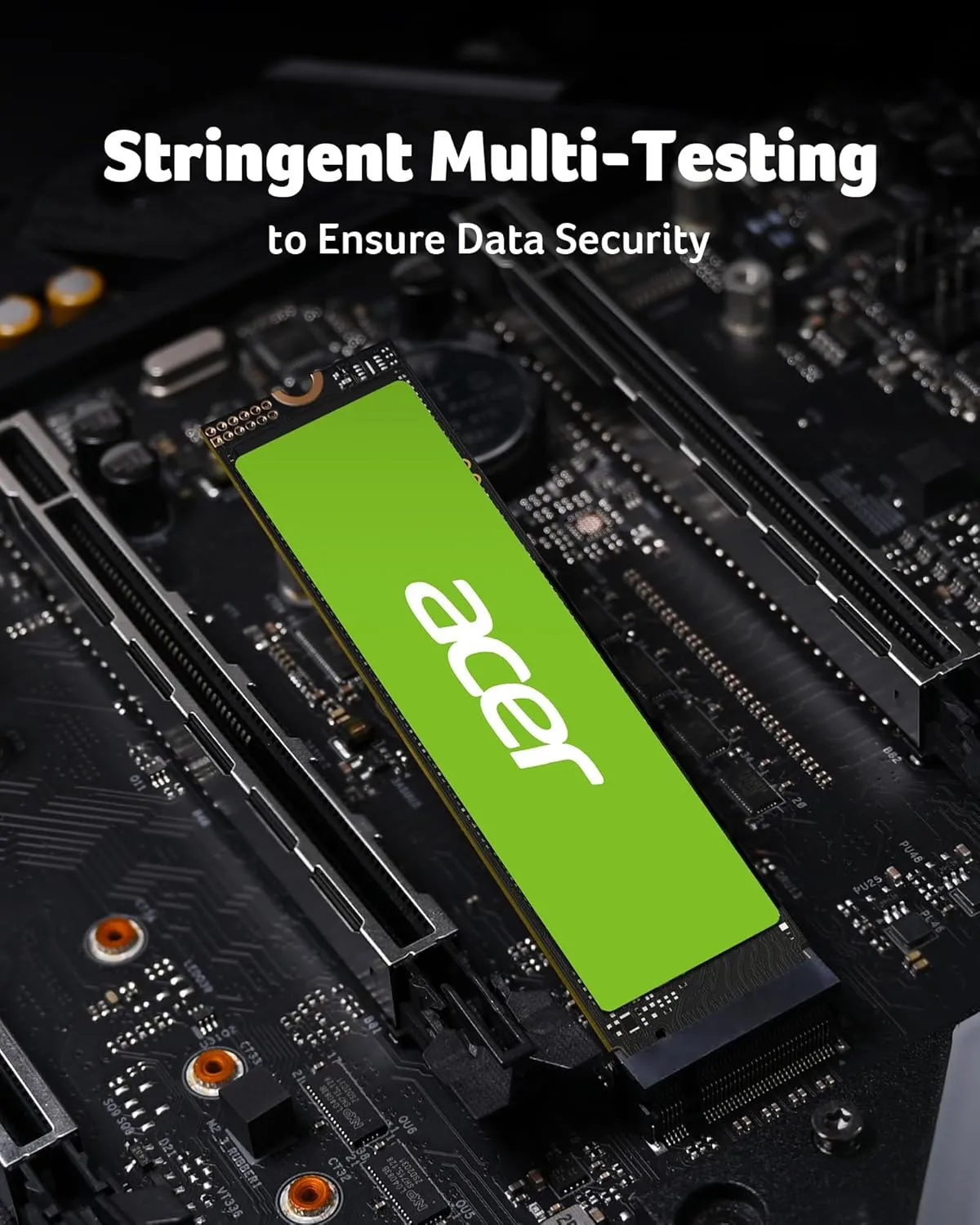 acer FA200 NVMe Gen4 SSD 4TB, PCIe 4.0, M.2 2280, Read Speeds Up to 7200MB/s, Internal Solid State Drive for Laptop, Desktop PC and PS5 Upgrade - BL.9BWWA.150