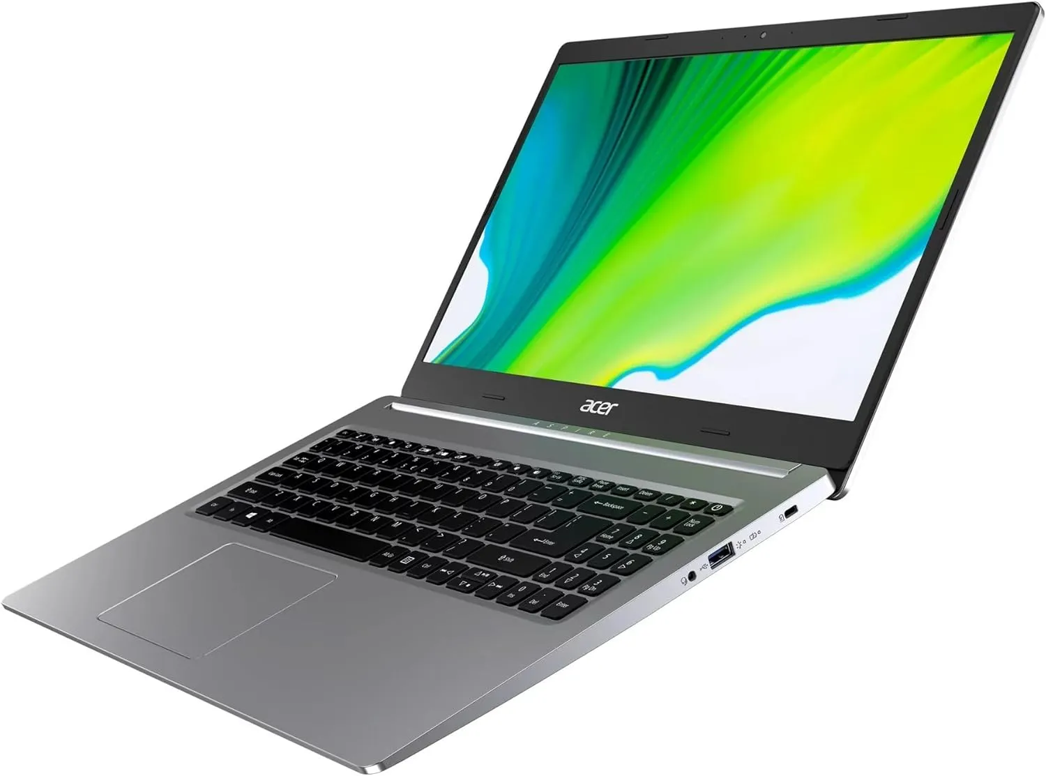 acer Laptop | Aspire 3 | 15.6" 1920 x 1080 IPS LED-Backlit | AMD Ryzen 5 3500U 4-Core | 8GB DDR4 | 512GB SSD | Windows 11 Pro | Wi-Fi 5 - Bluetooth 5-720p HD Camera - Pure Silver