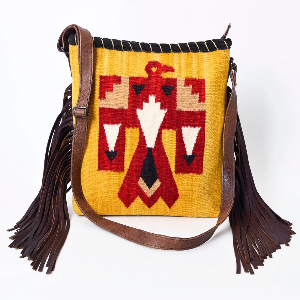 ADBG1167 American Darling Messenger Saddle Blanket Genuine Leather women bag western handbag purse