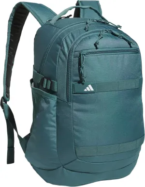 adidas Impulse Backpack, Sport Bag for Men and Women, Durable and Lightweight, Preloved Teal Green/Black, One Size