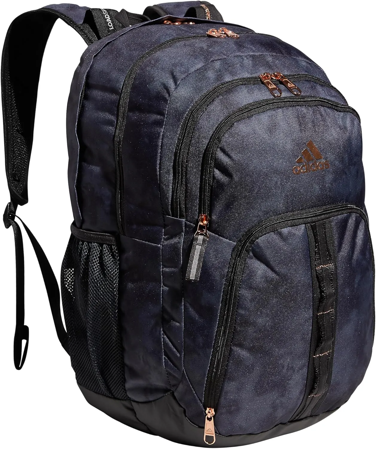 adidas Prime 6 Backpack, Stone Wash Carbon/Carbon Grey/Rose Gold, One Size