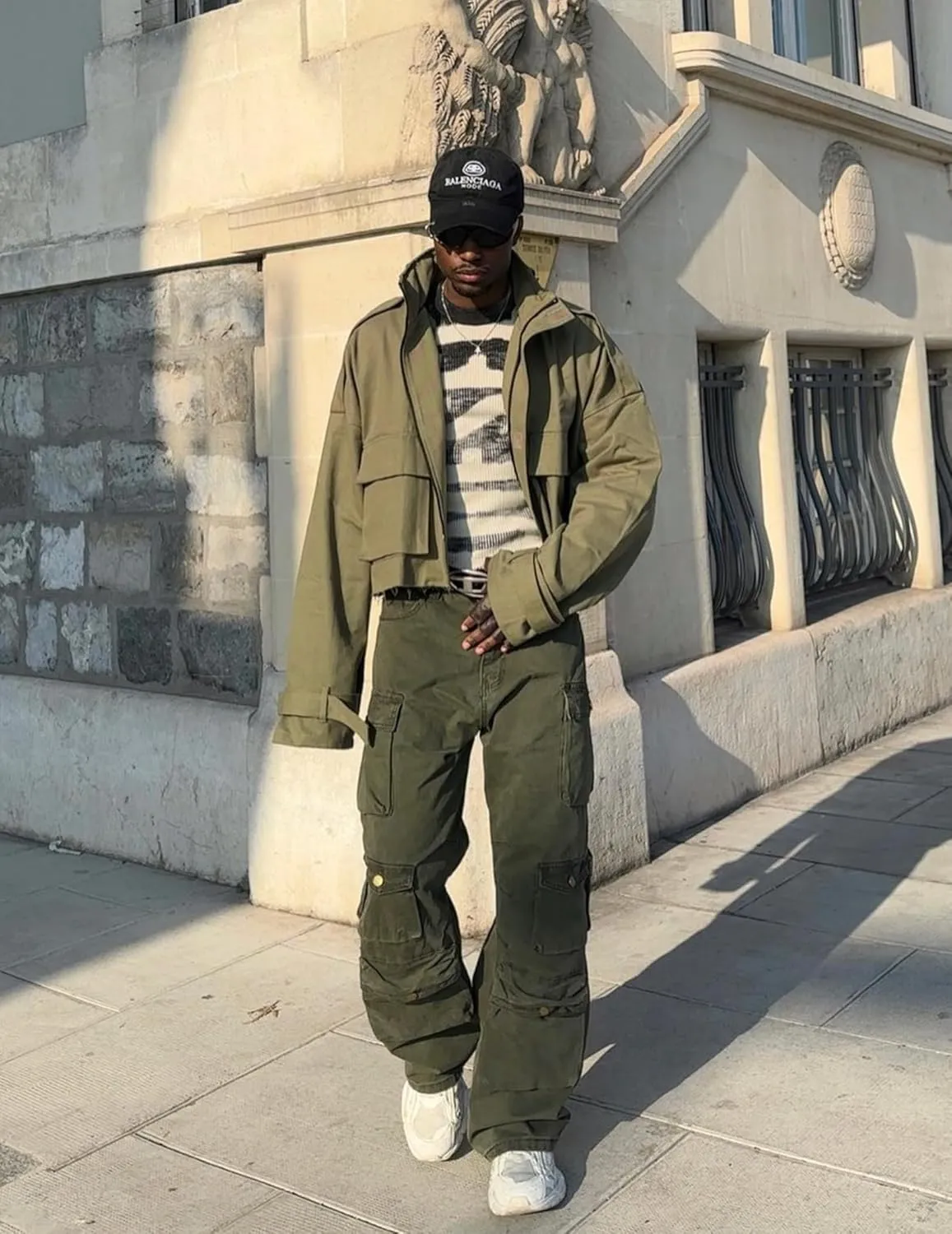 Aelfric Eden Cargo Pant Vintage Basic Loose Pants Multi-Pocket Wide Leg Casual Pants Streetwear Baggy Y2K Trendy Bottoms