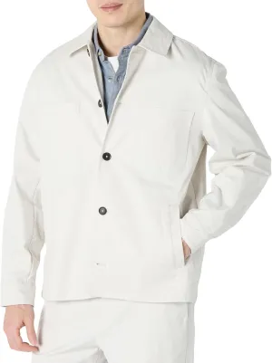 Amazon Essentials Men's Relaxed-Fit Stretch Cotton Utility Jacket