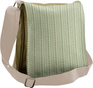 Ambesonne Aztec Messenger Bag, Tribal National Borders, Unisex Cross-body