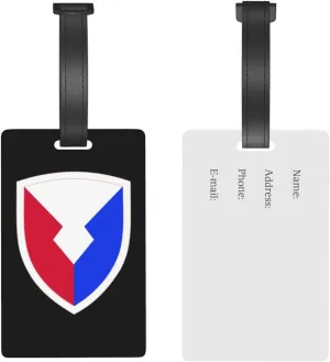 AMC Shoulder Insignia Luggage Tags for Suitcases Travel Tags ID Labels for Women Men Travel Bag Luggage Accessories