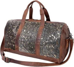 American Darling Duffel Hair On Genuine Leather Western Women Bag | Handbag | Leather Duffle Bag | Weekend Bag | Travel Duffel Bags | Duffel Bag for Women