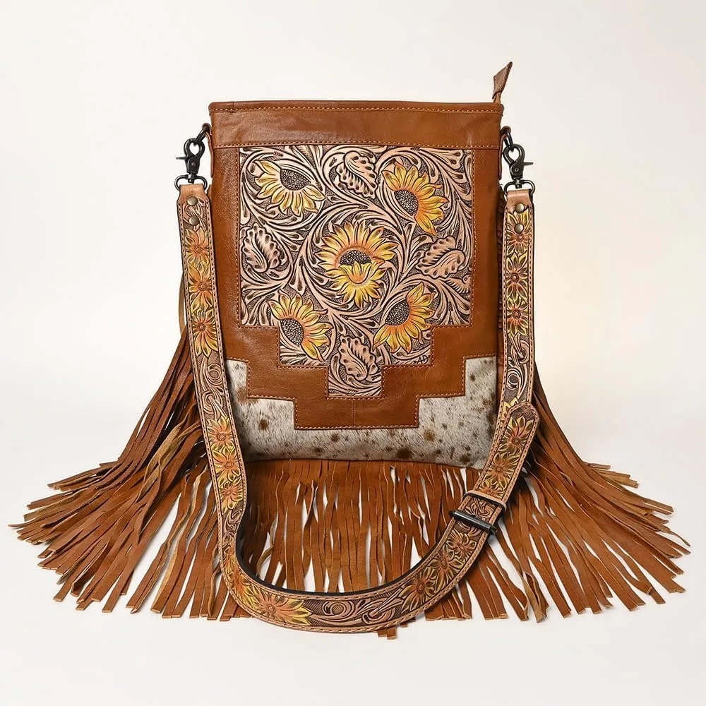 American Darling Tooled Painted Crossbody