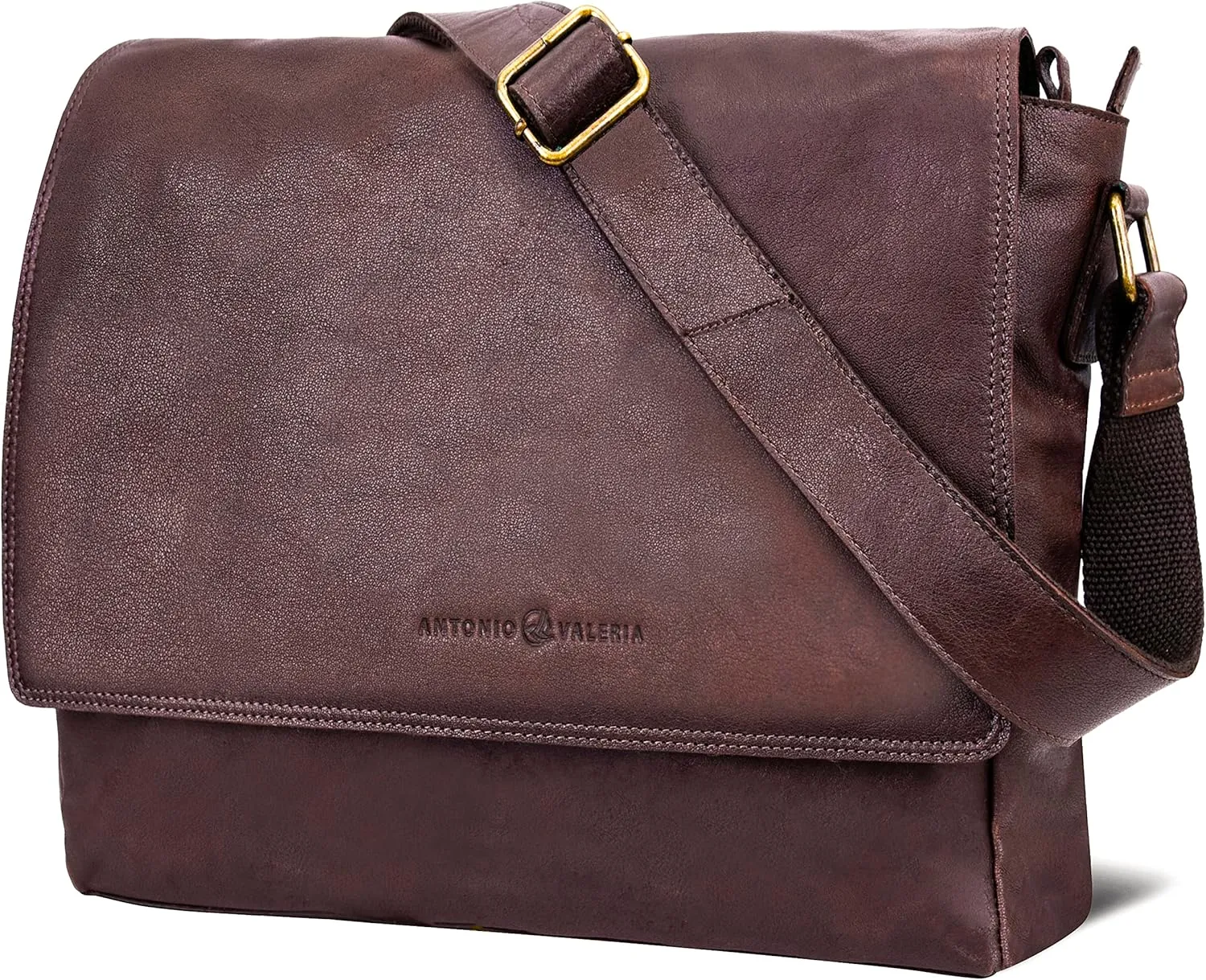 Antonio Valeria Robert Premium Leather Messenger Bag for Men
