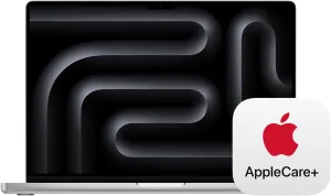 Apple 2024 MacBook Pro Laptop with M4 Pro, 14‑core CPU, 20‑core GPU: Built for Apple Intelligence, 16.2-inch Display, 24GB Unified Memory, 512GB SSD Storage; Silver with AppleCare  (3 Years)
