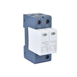 Arrester Device DC SPD 100V 250V 500V 800V 1000V Surge Arrester Protective Lightning Protector 20KA 40KA 60KA New Energy DC Surge Protector (Color : 2P 10-20KA, Size : DC100V)