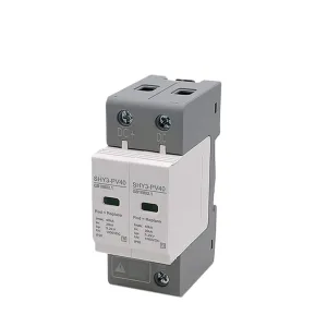 Arrester Device DC SPD Solar Surge Protector 2P 500V 600V 800V 1000V Outdoor Power Arrester Lightning Protection Device 10-20/20-40/30-60KA (Color : DC 600V, Size : 30-60KA)