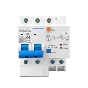 Arrester Device Residual Current Circuit Breaker Main Switch with Surge Protector RCBO MCB with Lightning Protection SPD (Size : 16A-10x38 Holder-Fuse)