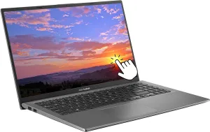 ASUS 2023 Vivobook 15.6" FHD Touchscreen Thin Laptop, Intel Core i3-1115G4 Up to 3.9Ghz, 12GB RAM,512GB PCIE SSD, HDMI, Fingerprint, Backlit KB, Windows 11S, Grey  GM Accessories