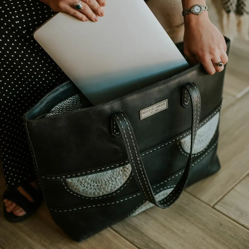Ava - Decorative Tote Handbag