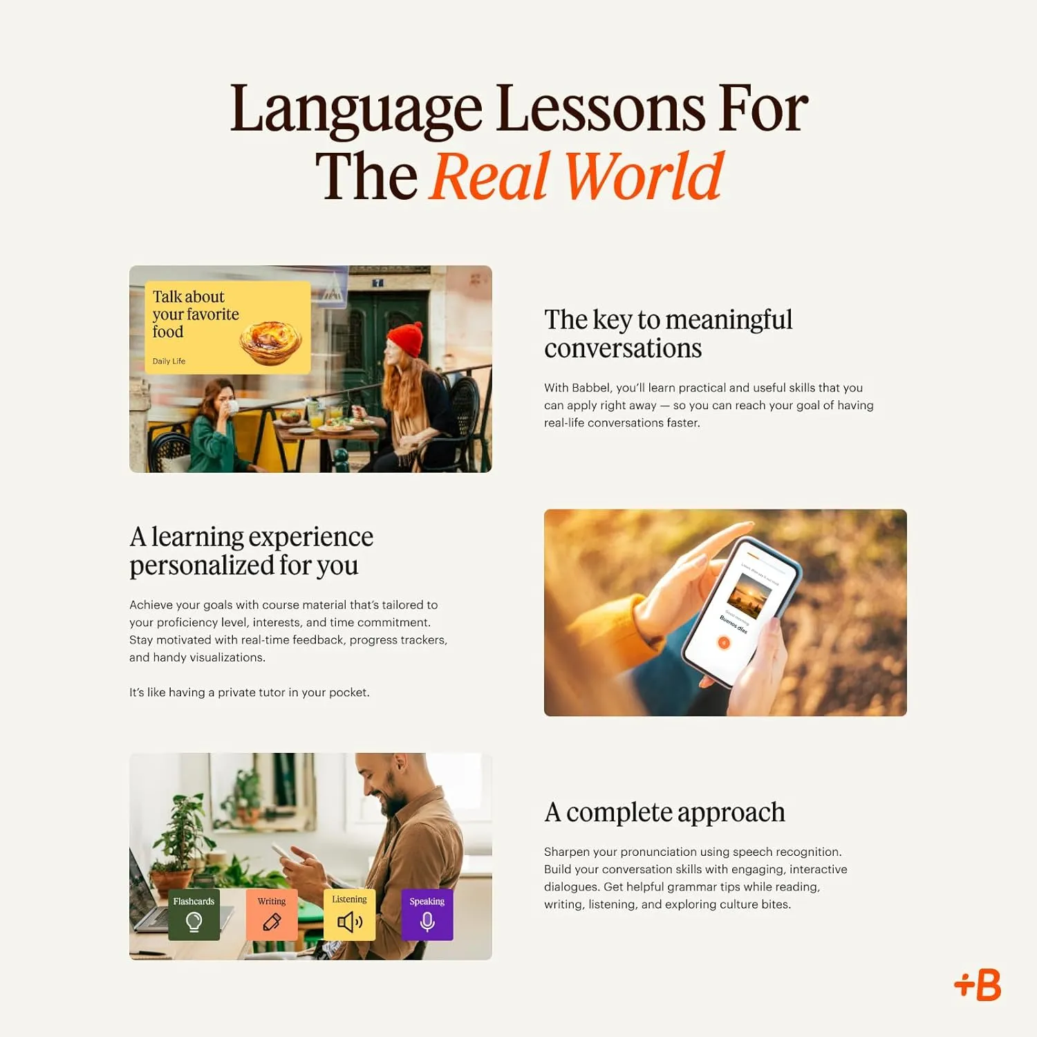 Babbel Language Learning Software - Learn to Speak Spanish, French, English, & More - All 14 Languages Included, Audio Lessons - Compatible with iOS, Android, Mac & PC (3 Month Subscription)