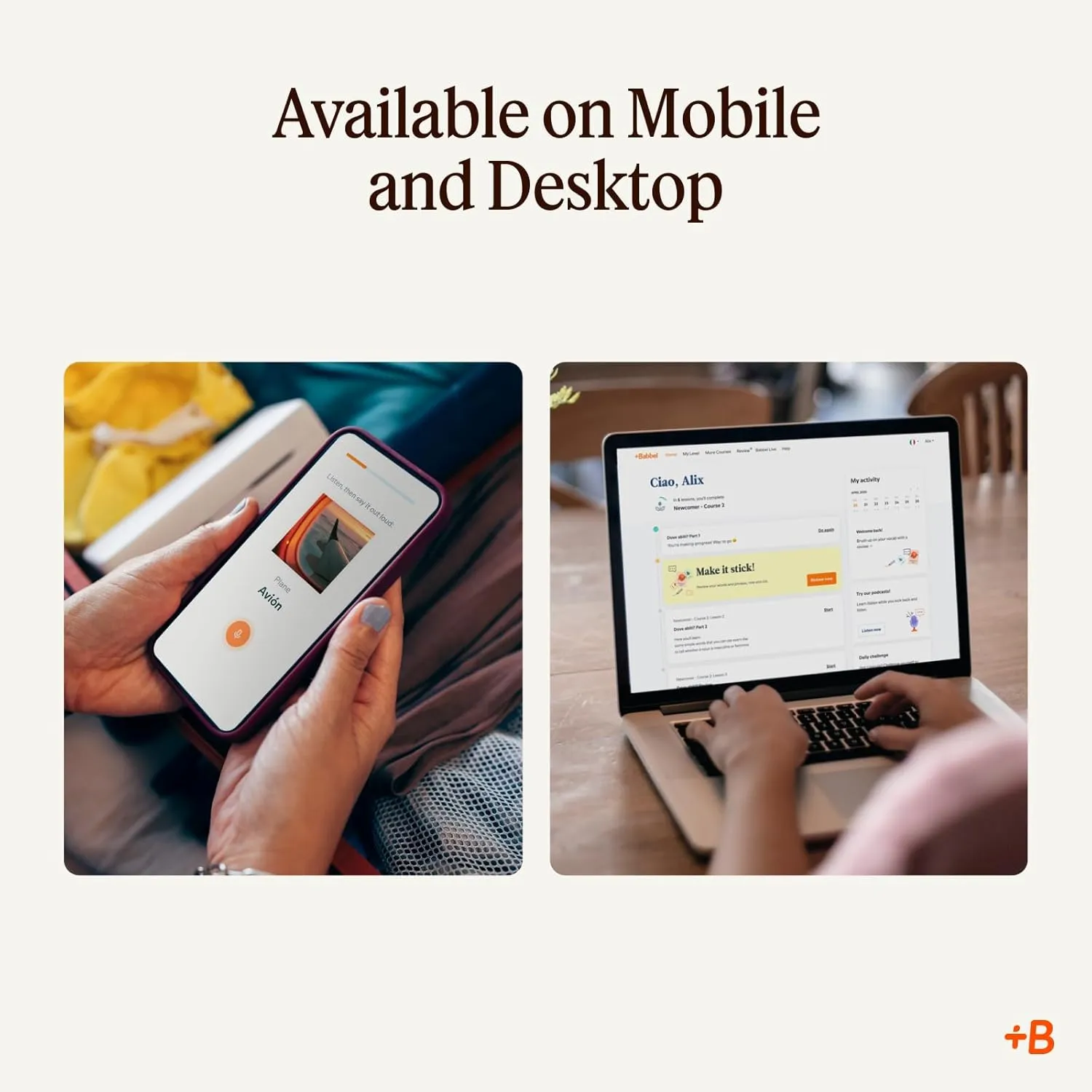 Babbel Language Learning Software - Learn to Speak Spanish, French, English, & More - All 14 Languages Included, Audio Lessons - Compatible with iOS, Android, Mac & PC (3 Month Subscription)