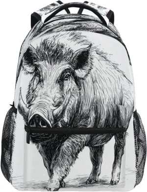 Backpack for Teacher Nurse Waterproof Laptop Bag with Chest Strap Gift Men & Women Aesthetic Warthog