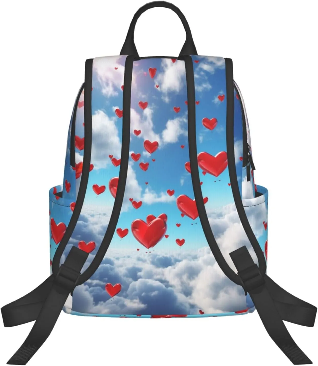 Backpack hearts in the sky Travel Casual Laptop Backpack Adjustable Hiking Daypack for Men Women