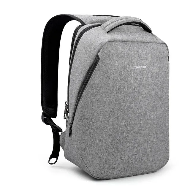 Backpacks 15.6 Men for Mochilas theft 24L inch Water Laptop Schoolbag Travel Anti Business Full assortment Boys Tigernu Male Repellent Causal Enormous discount 