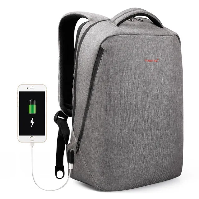 Backpacks 15.6 Men for Mochilas theft 24L inch Water Laptop Schoolbag Travel Anti Business Full assortment Boys Tigernu Male Repellent Causal Enormous discount 