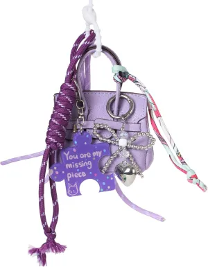 Bag Charm & Keychain - Detachable Nylon Rope Pendant Purse Charms for Women Handbag Tote Accessory Decorative