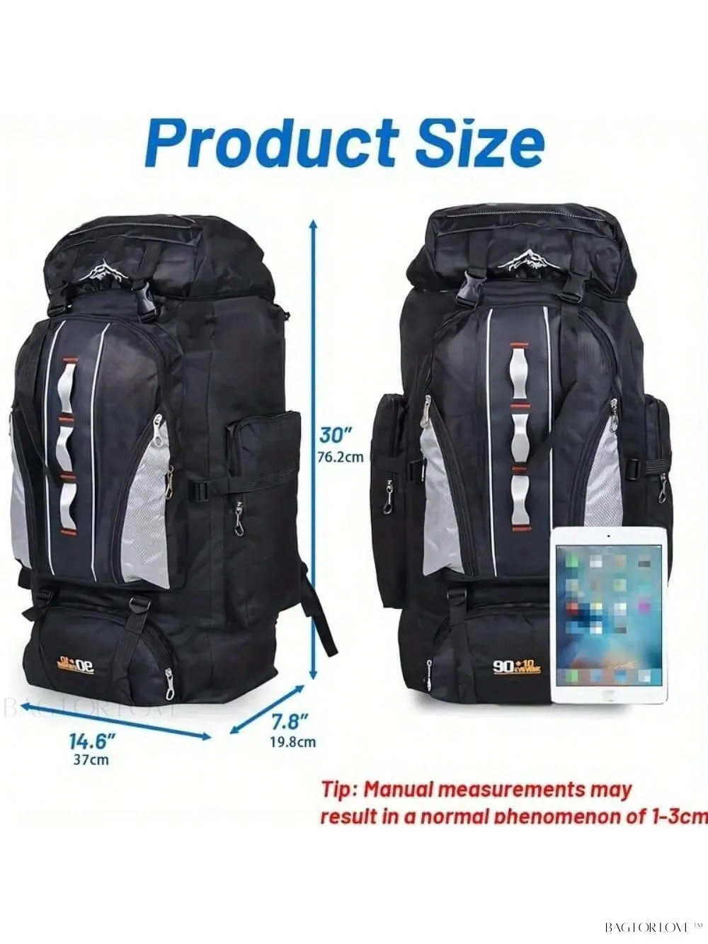 BagForLove - Waterproof Hiking and Camping Backpack for Adventure