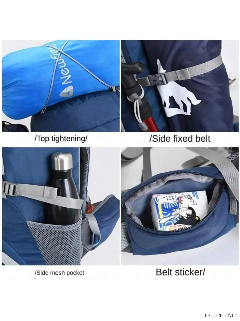 BagForLove - Woman's Waterproof Day Pack for Outdoor Adventures