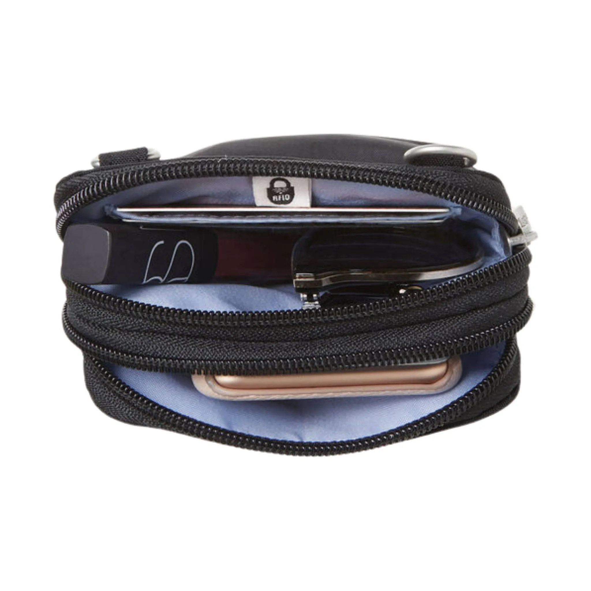 Baggallini Take Two RFID Bryant Crossbody - Black