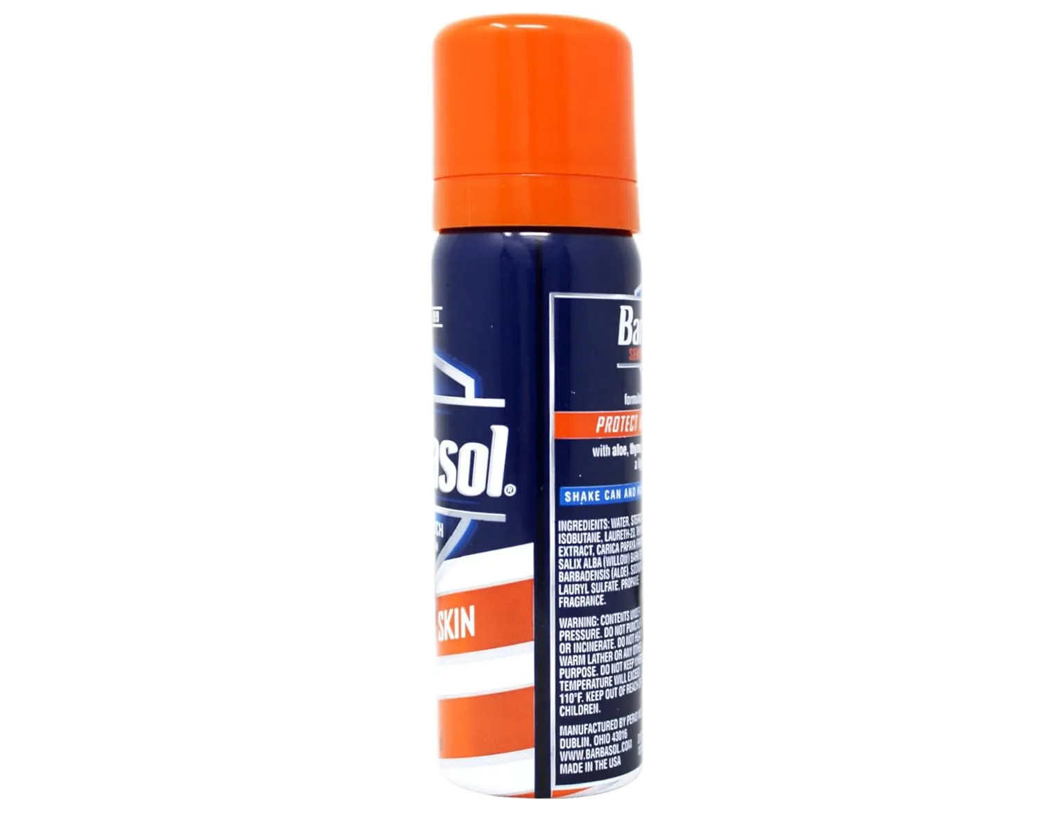 Barbasol Shave Cream Sensitive Skin Travel size 2 oz (Pack of 36)