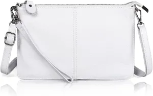 befen Genuine Leather Wristlet Clutch Wallet Purses Small Crossbody Bags for Women with RFID Blocking Card Slots