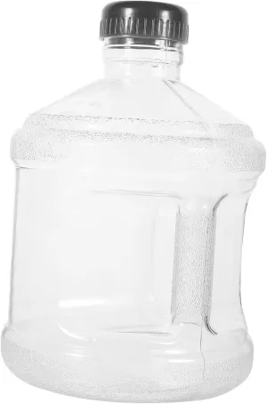 BESTonZON Portable Water Storage Container Durable Handheld Water Jug for Outdoor Activities Hiking Camping and Travel Lightweight Transparent Design for Easy Monitoring