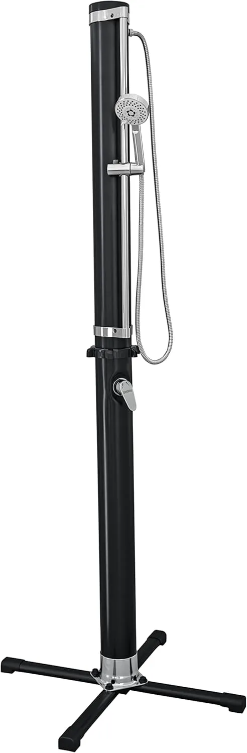 Bestway Flowclear SolarFlow 5 Gal Solar-Heated Outdoor Shower | Portable, Outside Shower Station Fixture | Great for Camping, Pool Area, Beach House