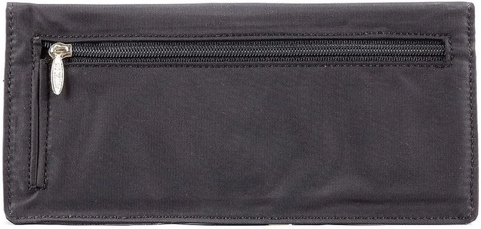 Big Skinny Women's Executive Bi-Fold Checkbook Slim Wallet, Holds Up to 40 Cards
