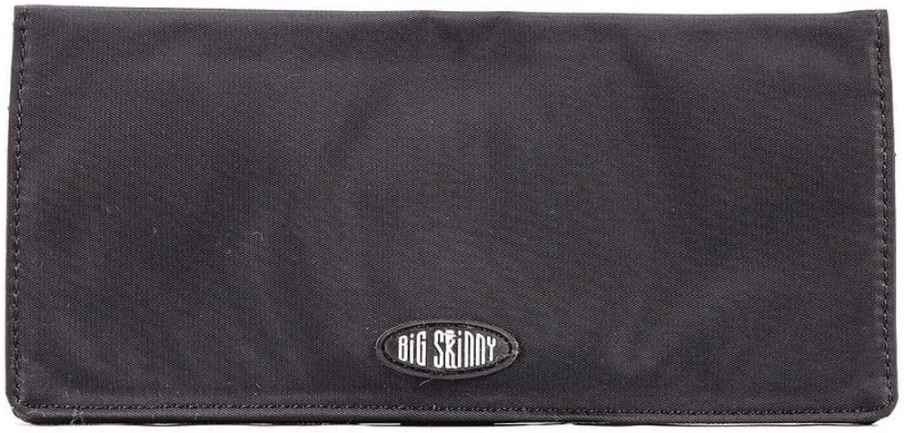 Big Skinny Women's Executive Bi-Fold Checkbook Slim Wallet, Holds Up to 40 Cards